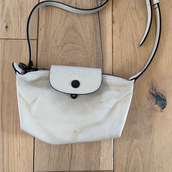 Longchamp Le Pliage Xtra Leather Mini Crossbody Pouch - Picture 5 of 13